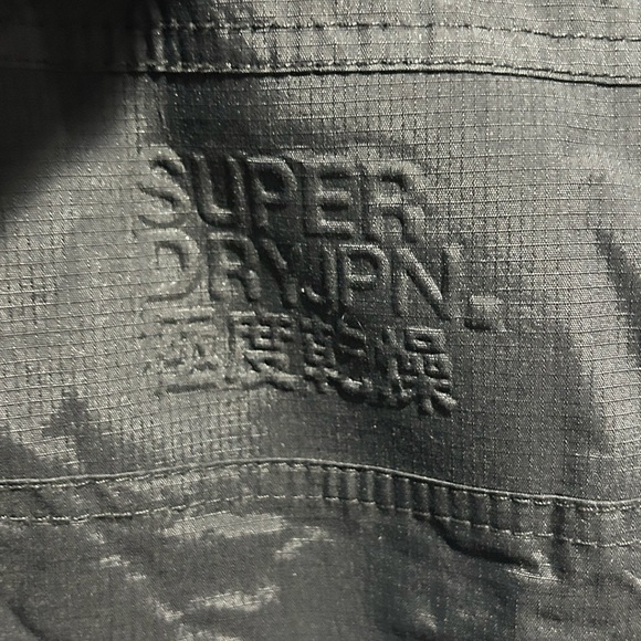 Superdry Black Raincoat for Men - Picture 8 of 11